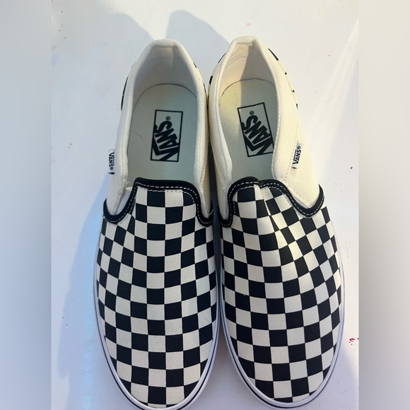 Vans Shoes - Black and White Checkered Vans